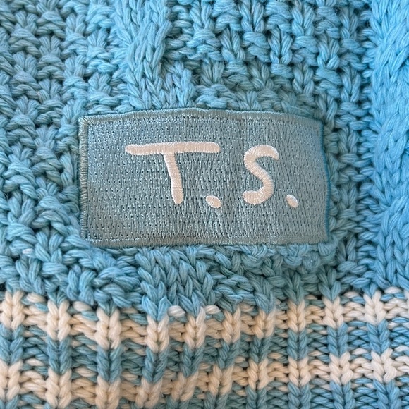 Taylor Swift Light Blue 1989 Cable Knit Cardigan size M/L - Picture 5 of 5